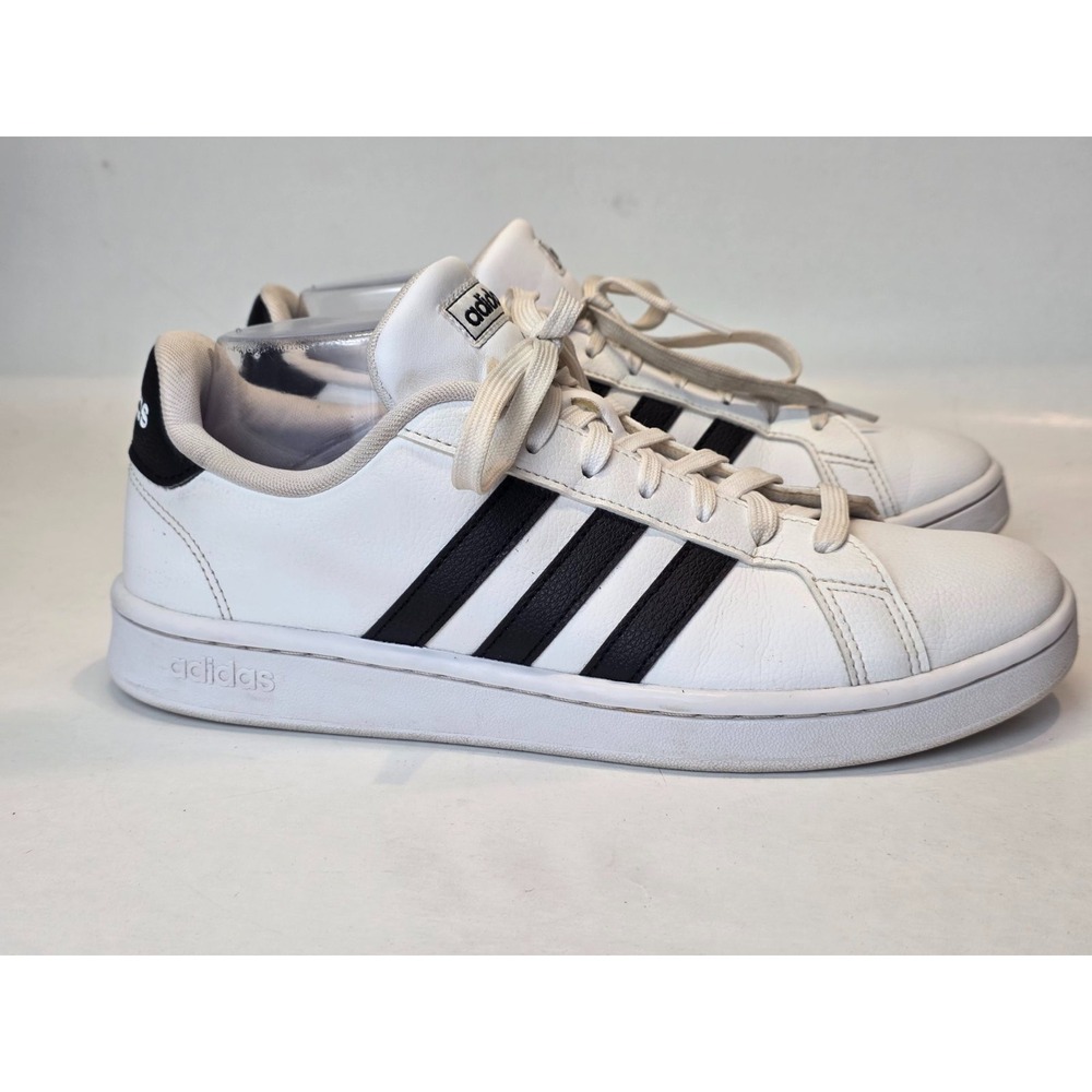 Adidas Grand Court Women's Sneakers Size 9.5 White‎ Leather Casual Shoes F36483